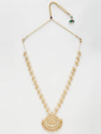 Gold-Polished Kundan Choker - Ruby Raang | Grocsy