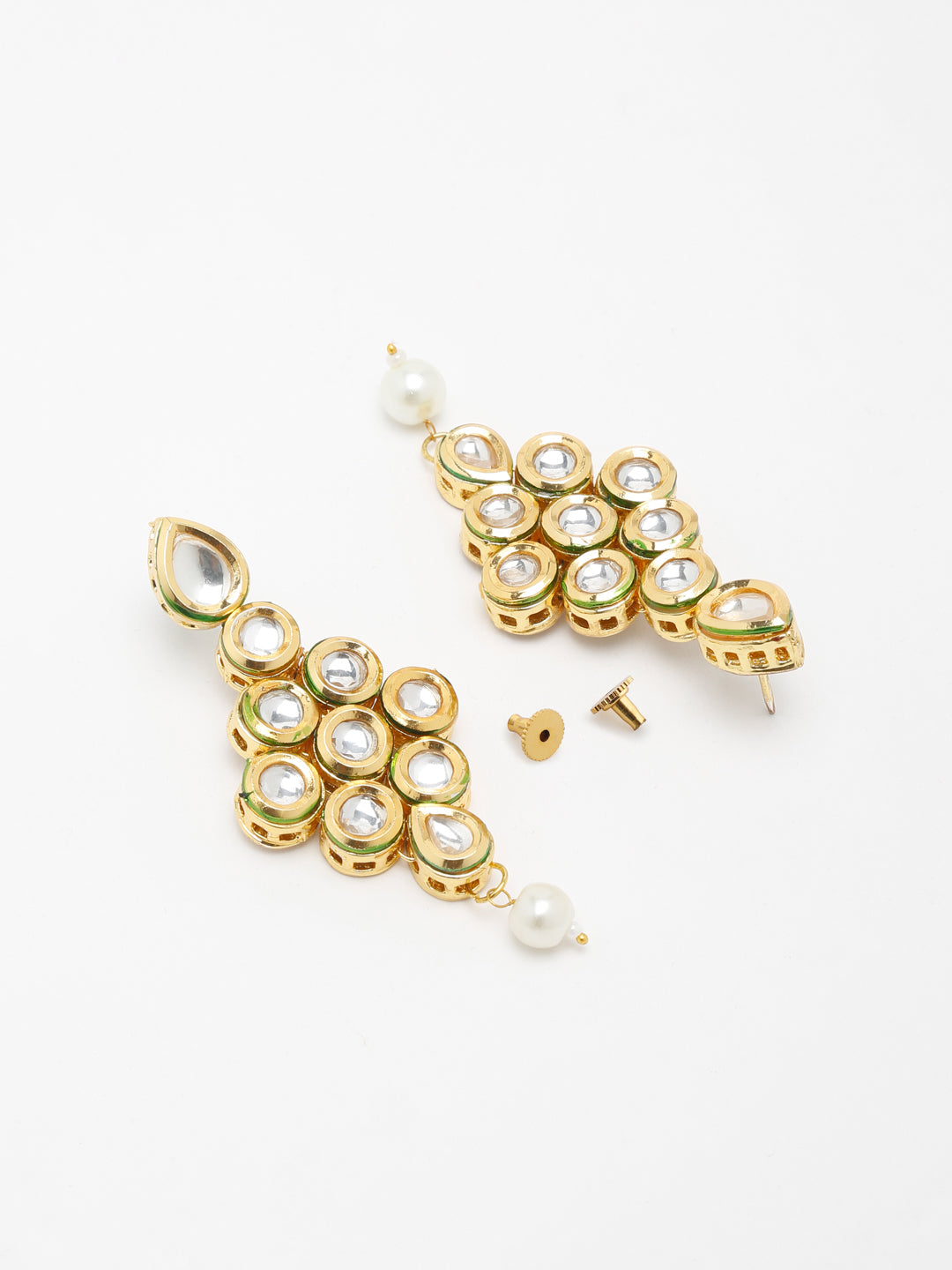 Kundan Choker With Earrings - Ruby Raang | Grocsy