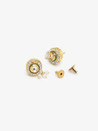 Kundan Choker With Pearls, Earrings - Ruby Raang | Grocsy