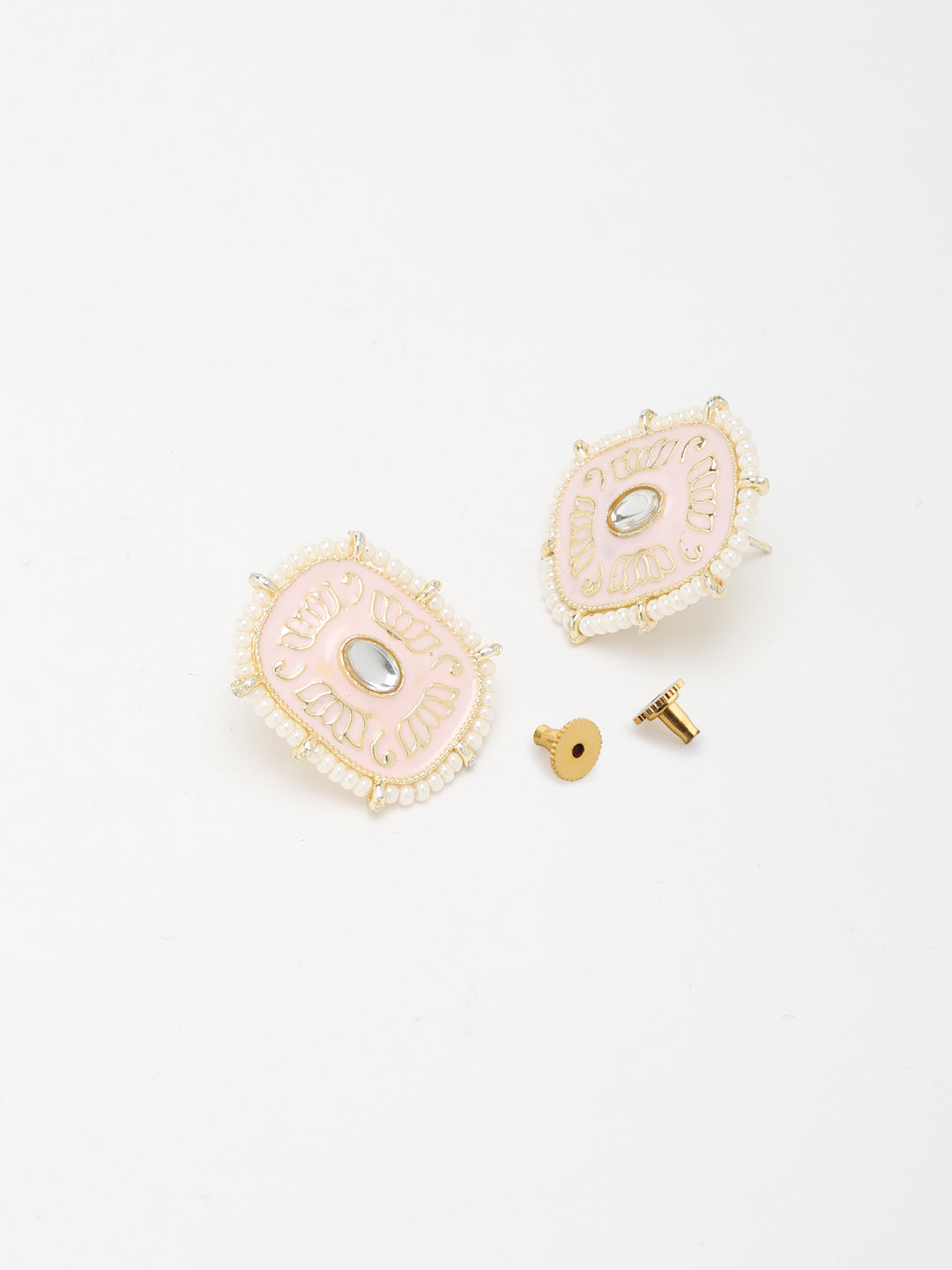 Kundan Choker With Pearls, Earrings & Maang Tikka - Ruby Raang | Grocsy