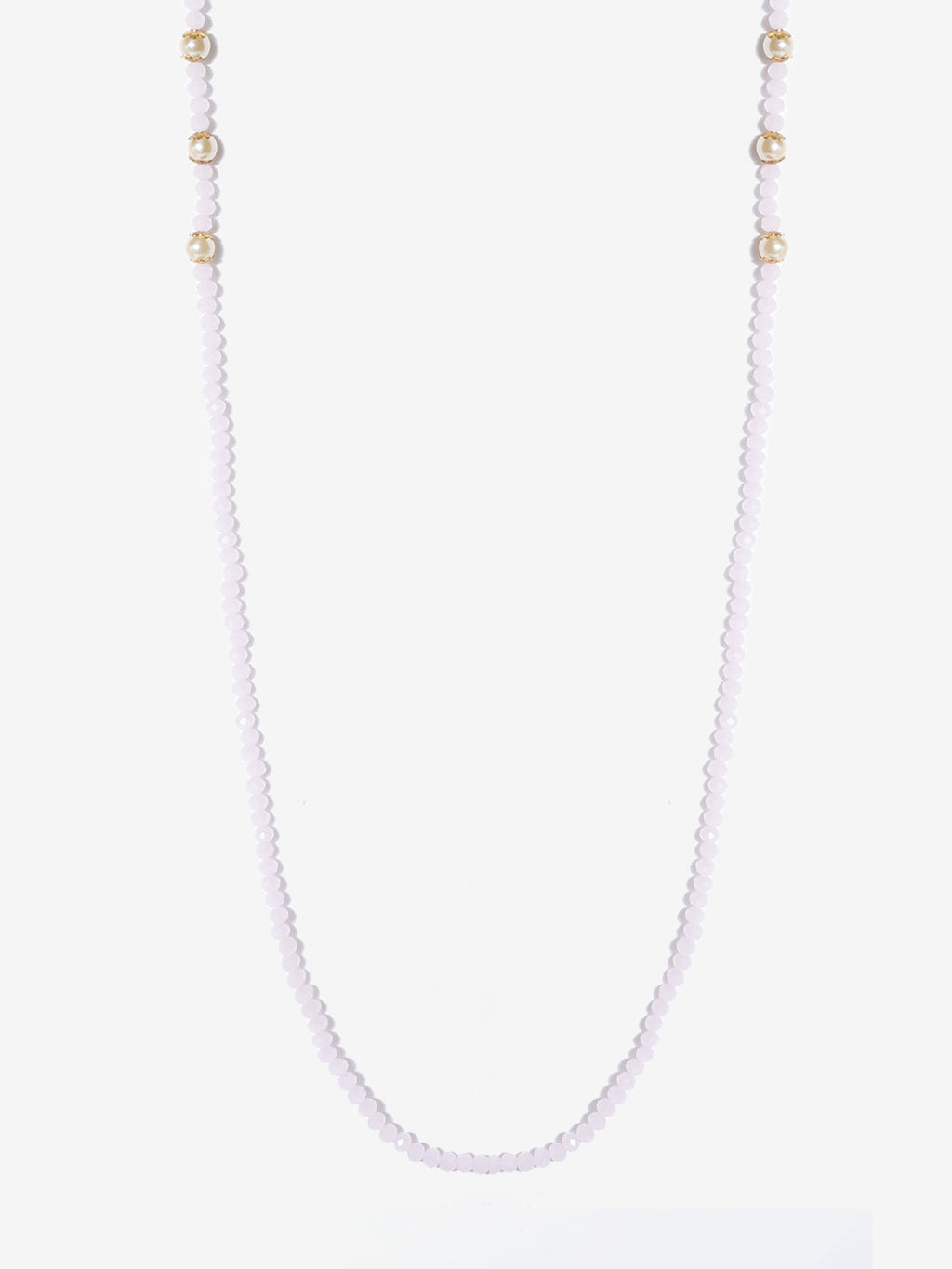 Stone And Gold-Polished Mask Chain - Ruby Raang | Grocsy