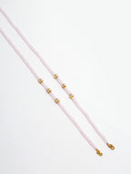 Stone And Gold-Polished Mask Chain - Ruby Raang | Grocsy