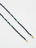 Stone And Gold-Polished Mask Chain - Ruby Raang | Grocsy