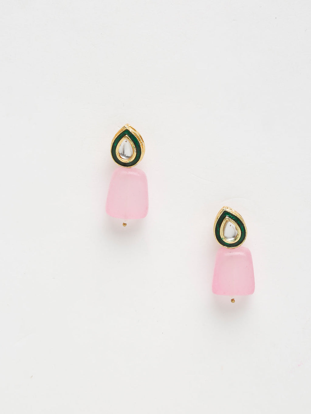Kundan Studs - Ruby Raang