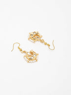 Gold-Polished Kundan Studs - Ruby Raang