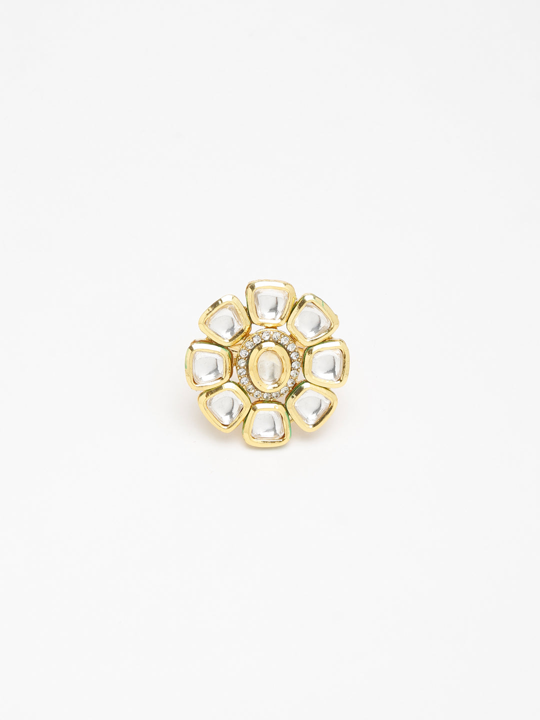 Kundan Ring - Ruby Raang | Grocsy