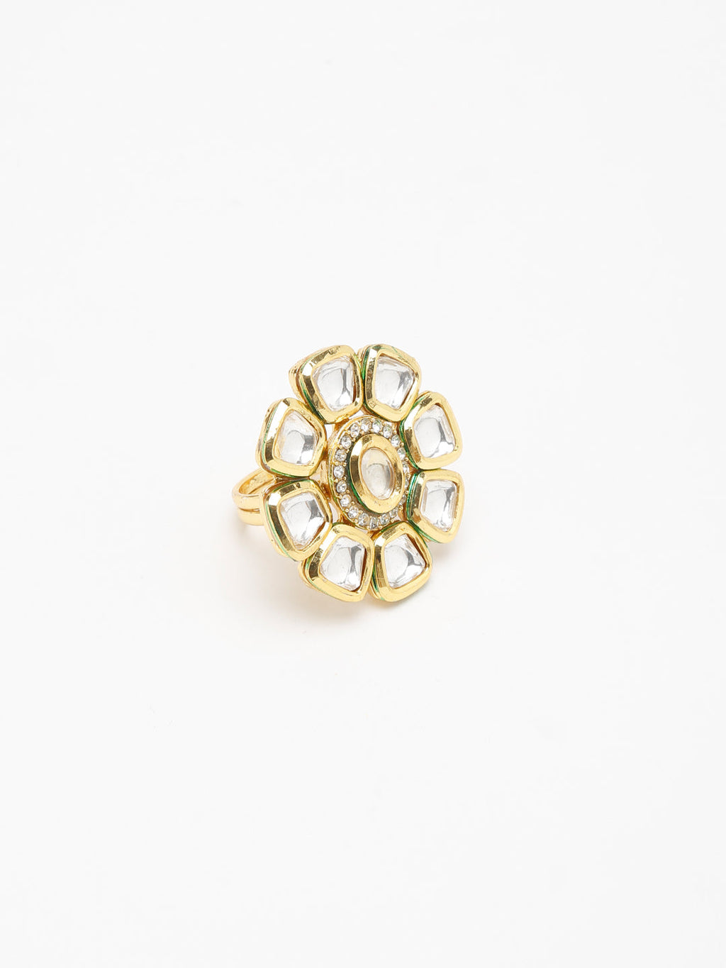 Kundan Ring - Ruby Raang | Grocsy
