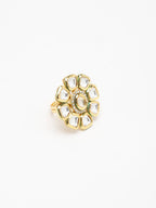 Kundan Ring - Ruby Raang | Grocsy