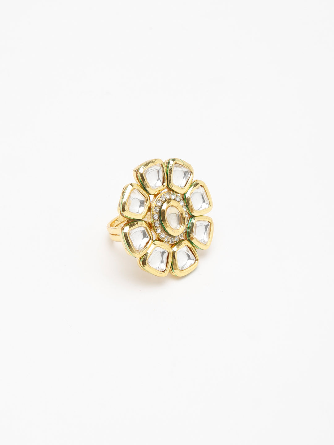 Kundan Ring - Ruby Raang | Grocsy