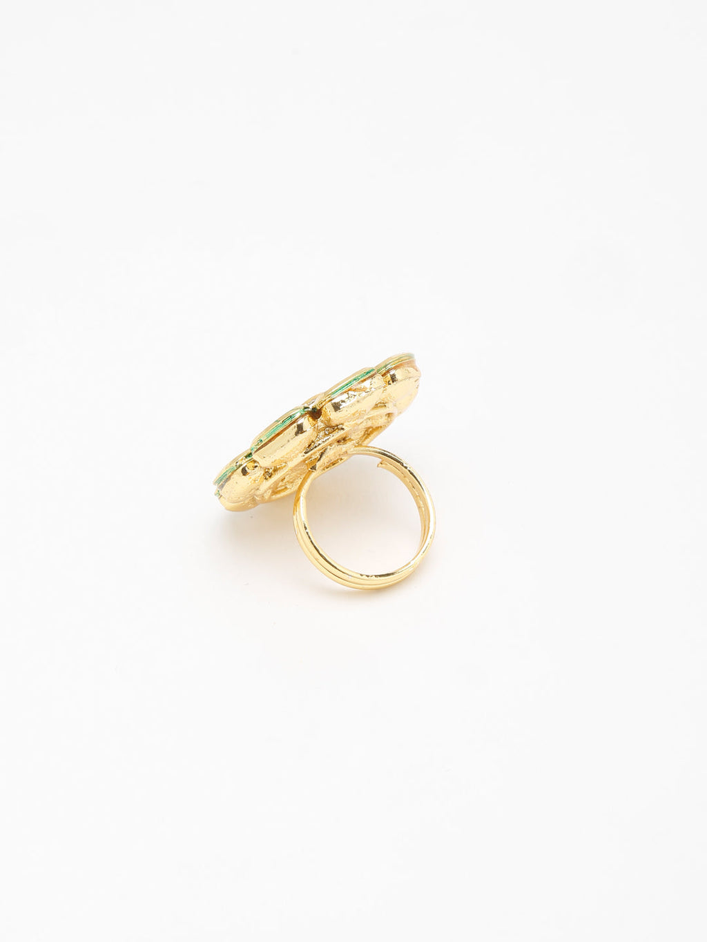 Kundan Ring - Ruby Raang | Grocsy