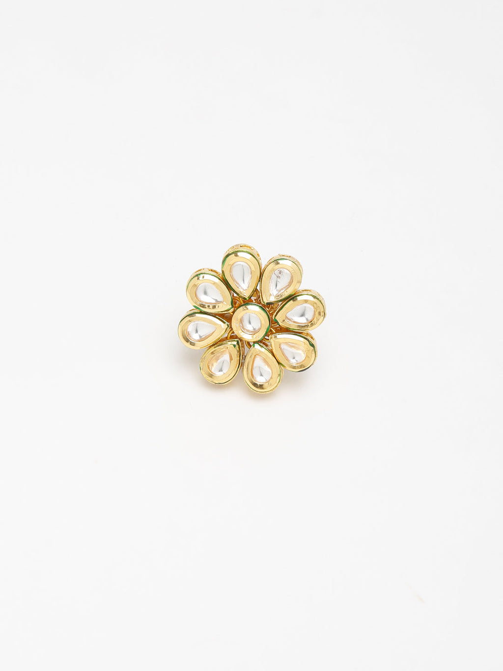 Kundan Ring - Ruby Raang | Grocsy