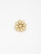 Kundan Ring - Ruby Raang | Grocsy