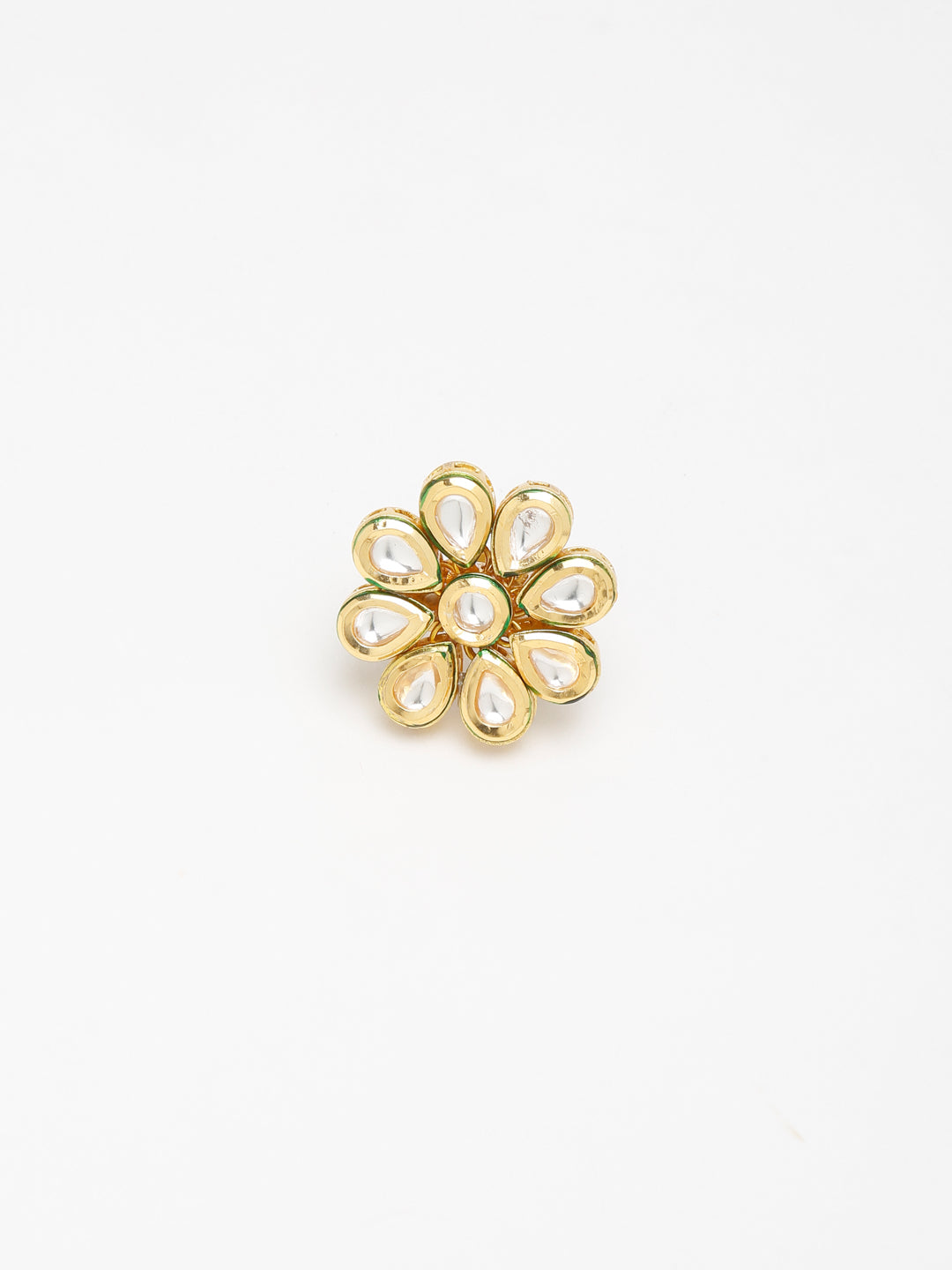 Kundan Ring - Ruby Raang | Grocsy