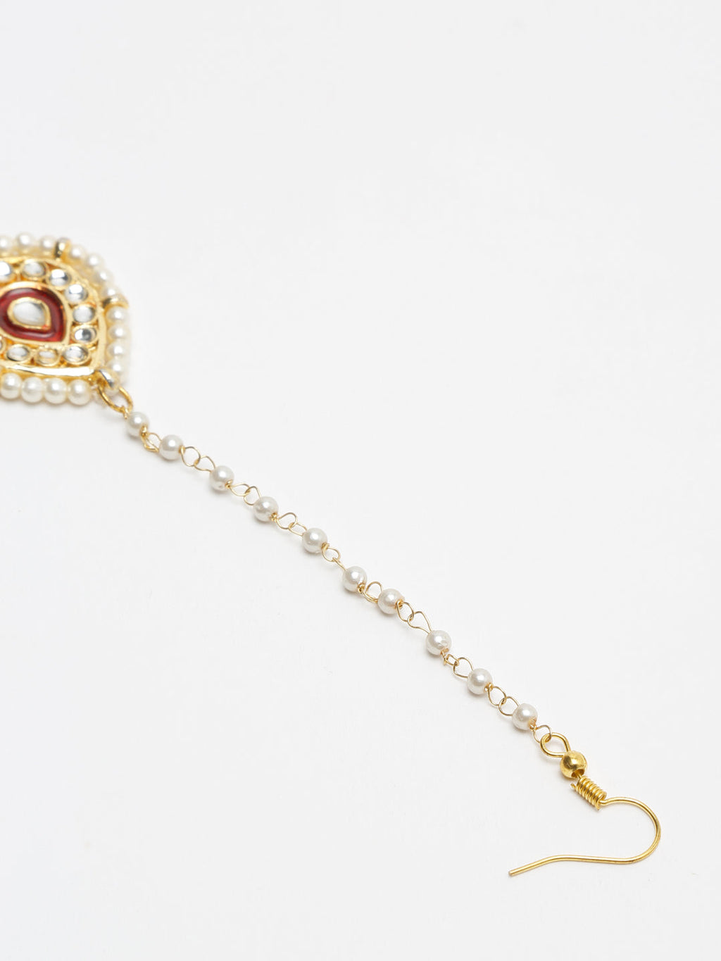Kundan Maang Tikka - Ruby Raang | Grocsy