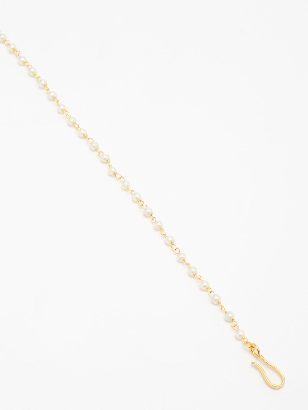 Gold-Polished Kundan Nose Ring - Ruby Raang | Grocsy