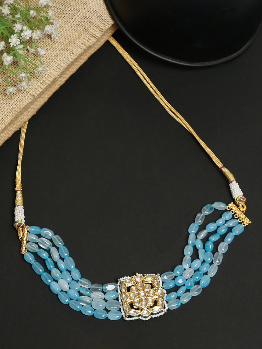 Kundan Choker - Ruby Raang | Grocsy