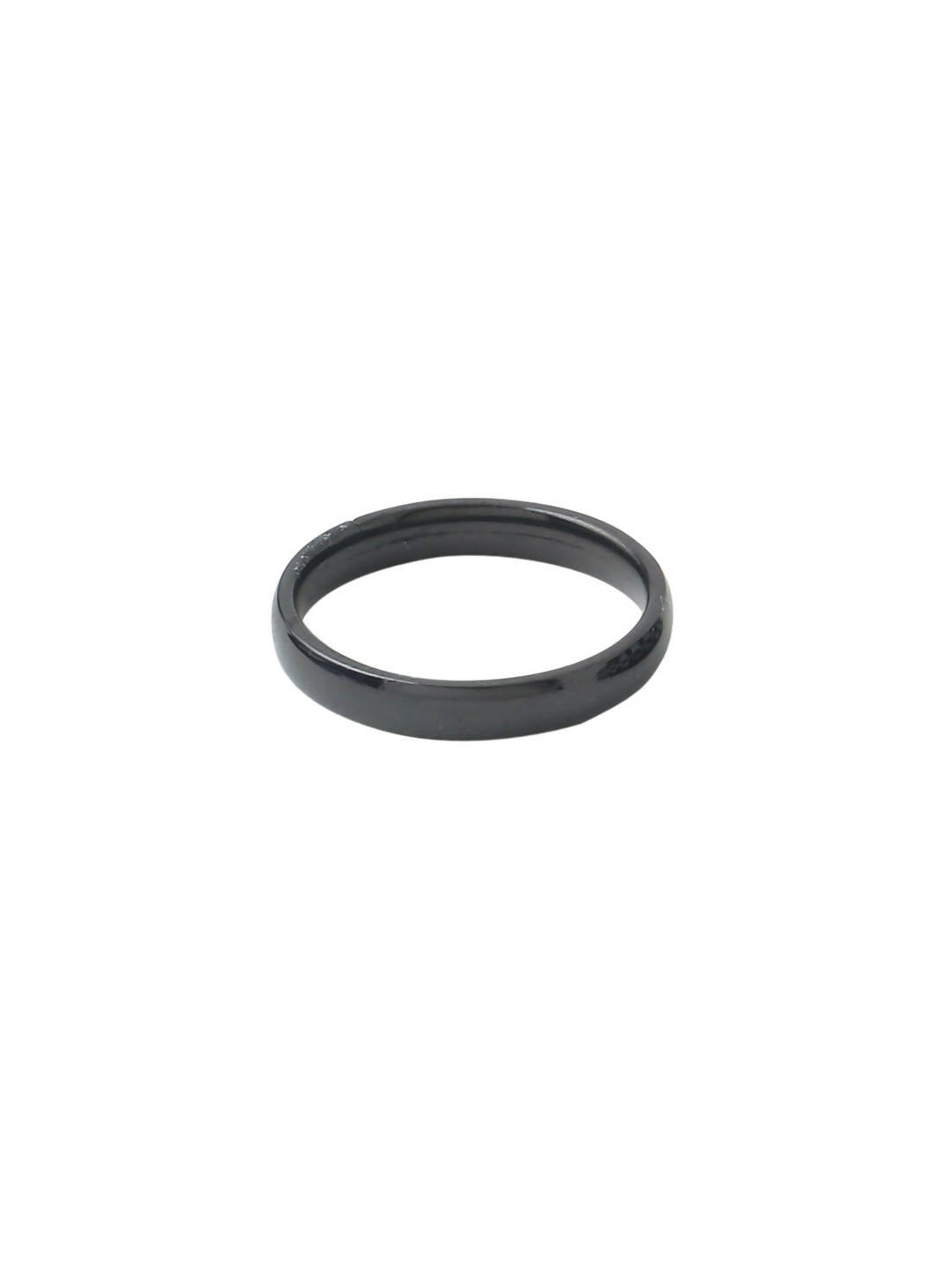 NVR Men's Black Stainless Steel Finger Ring | Grocsy