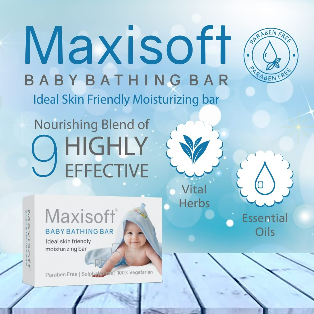 Maxisoft Baby Bathing Soap For Kids | Grocsy