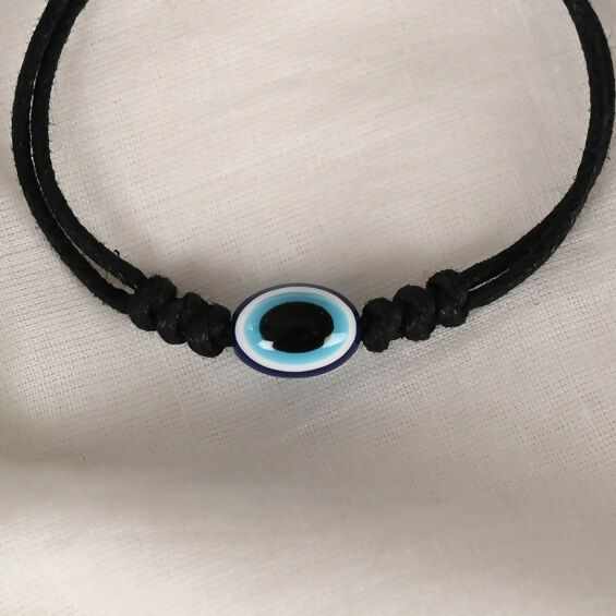 NVR Men & Women Evil Eye Adjustable Bracelet | Grocsy