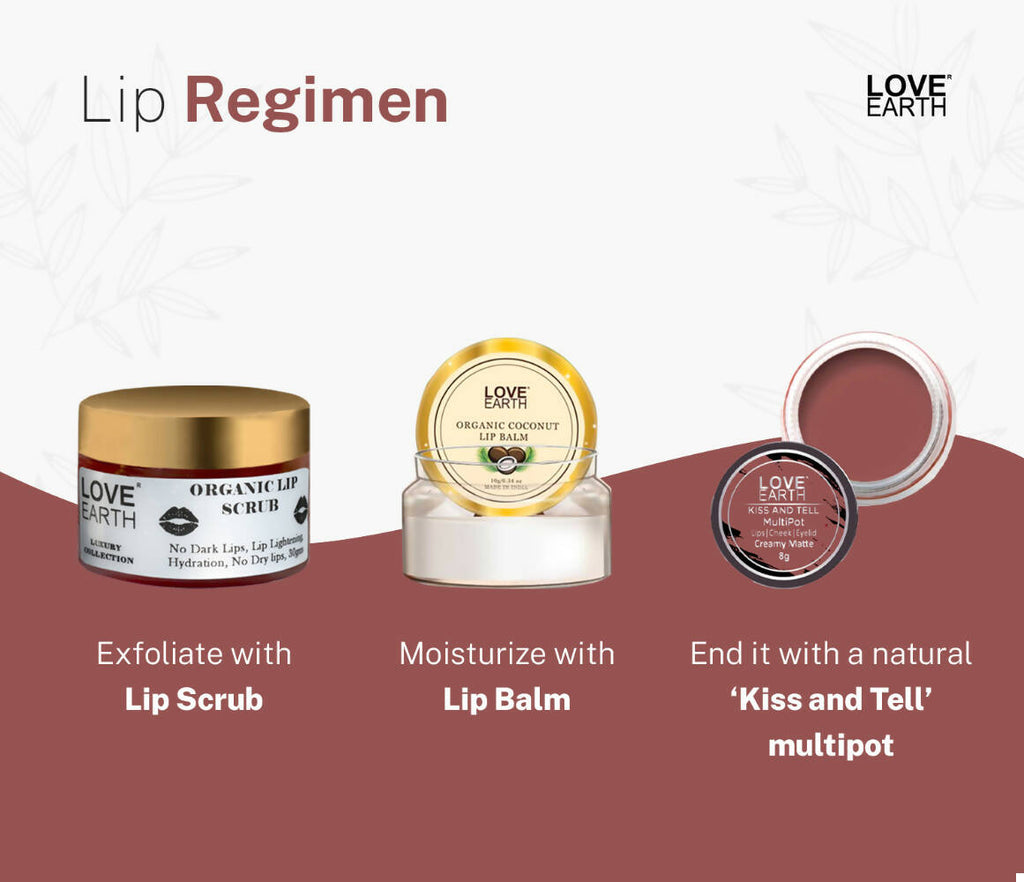 Love Earth Lip Tint & Cheek Tint Multipot-Kiss & Tell | Grocsy