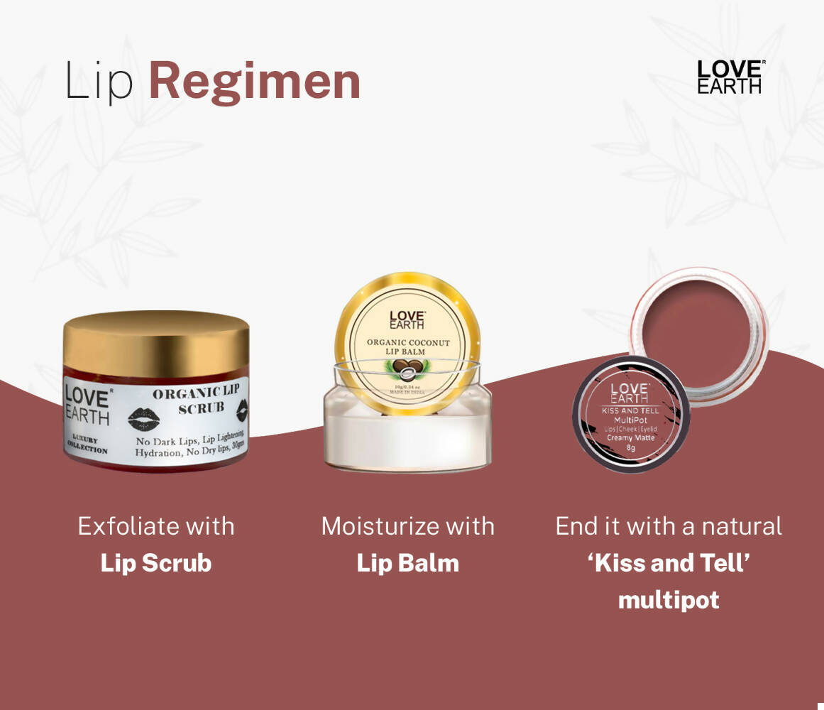 Love Earth Lip Tint & Cheek Tint Multipot-Kiss & Tell | Grocsy