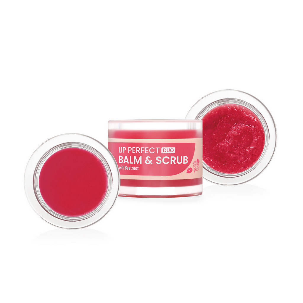 Swiss Beauty Lip Perfect Duo Balm & Scrub - Beetroot | Grocsy