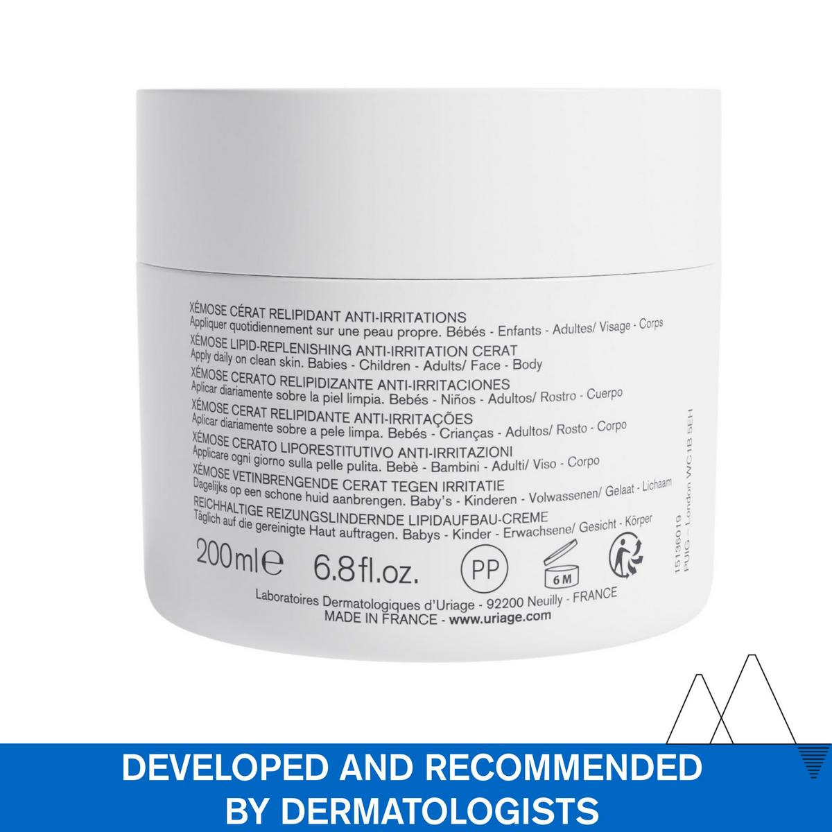 Uriage Xemose Lipid-Replenishing Anti-Irritation Intense Creme | Grocsy