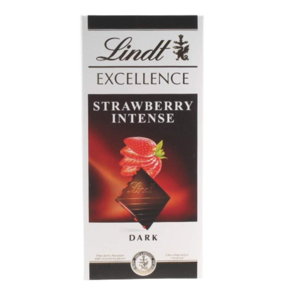 Lindt Excellence Strawberry Intense Chocolate | Grocsy