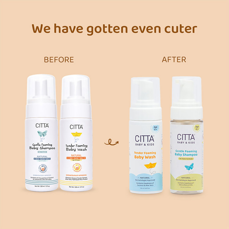Citta Baby & Kids Baby Bath Set - Baby Body Wash & Baby Shampoo | Grocsy