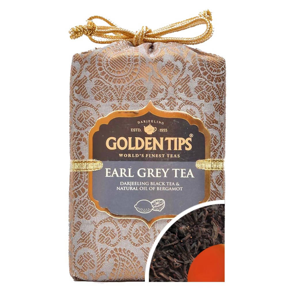 Golden Tips Single Origin Tea - Royal Brocade Cloth Bag | Grocsy