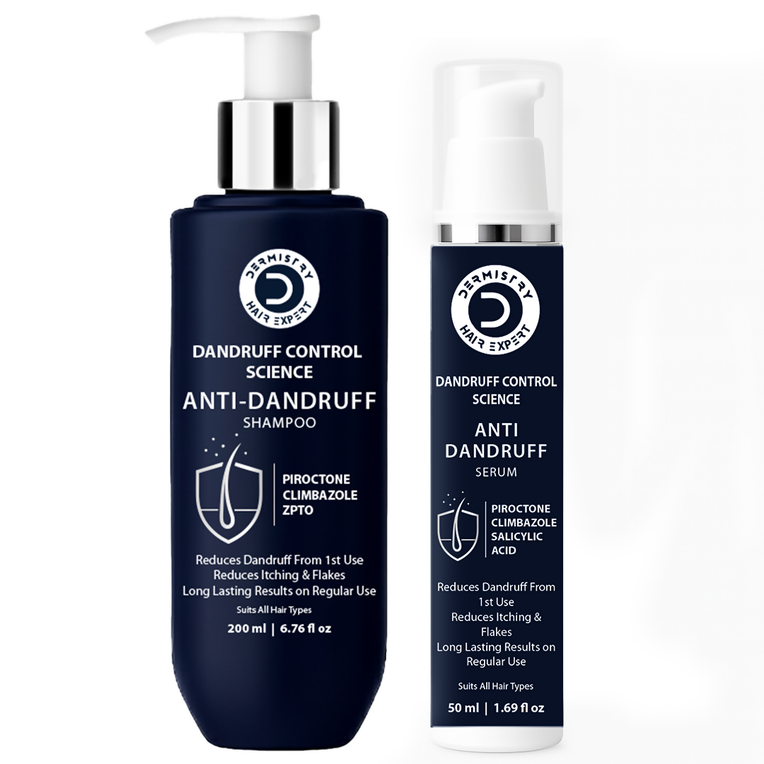 Dermistry Anti-Dandruff Control Hair Serum & Shampoo | Grocsy
