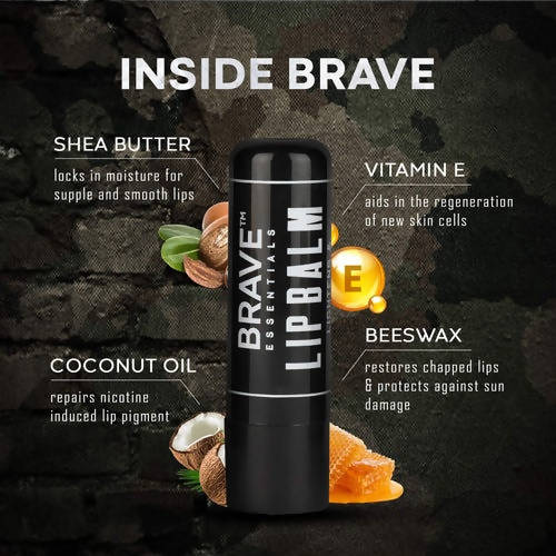Brave Essentials Men Lip Balm | Grocsy