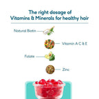 HK Vitals Hair Strength Biotin Gummies - Strawberry Flavor | Grocsy
