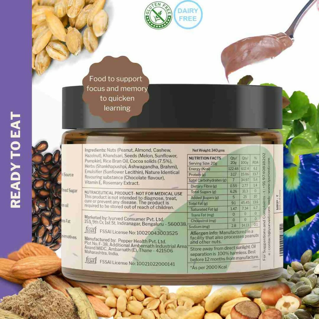 Iyurved Kids and Teens Study Booster Chocolate Spread | Grocsy