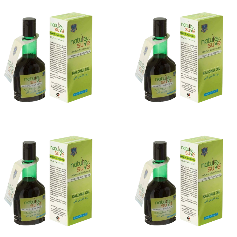 Nature Sure 100% Pure & Cold-Pressed Kalonji Tel - Black Seed Oil | Grocsy