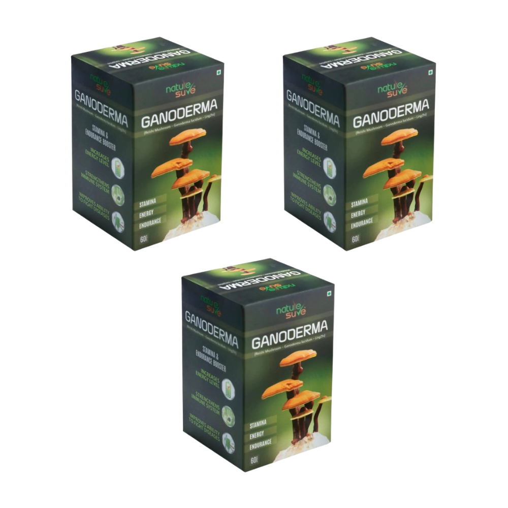 Nature Sure Ganoderma Ling Zhi Reishi Mushroom Capsules | Grocsy
