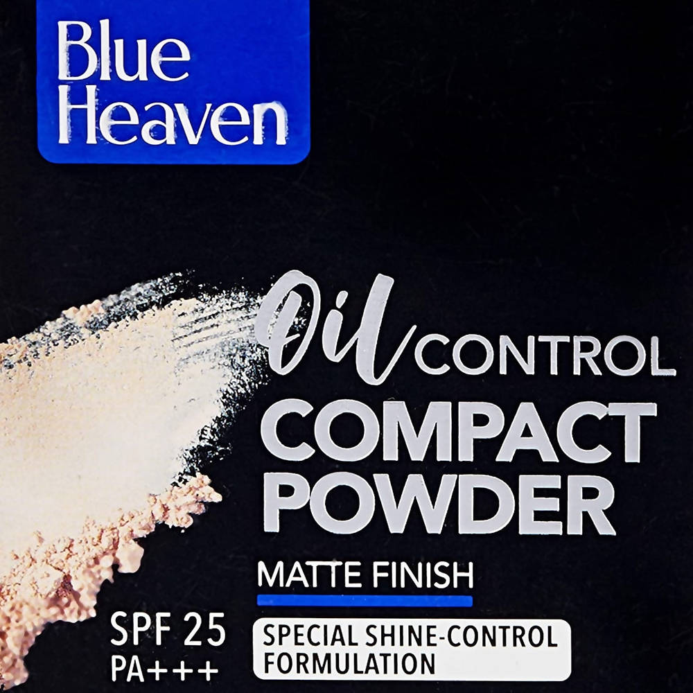 Blue Heaven Oil Control Compact Powder Matte Finish SPF 25 PA+++ Vanilla | Grocsy
