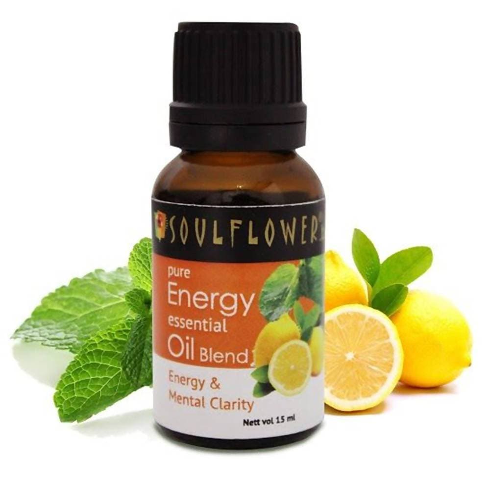 Soulflower Energy Essential Oil Blend | Grocsy