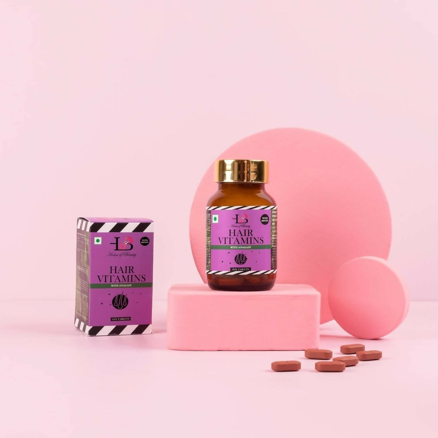 House Of Beauty Hair Vitamins Tablets | Grocsy