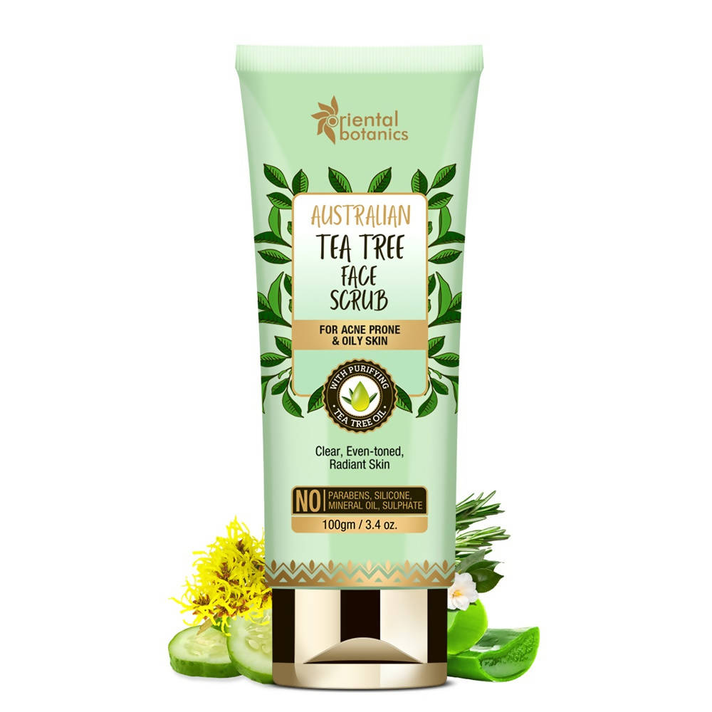 Oriental Botanics Australian Tea Tree Face Scrub | Grocsy