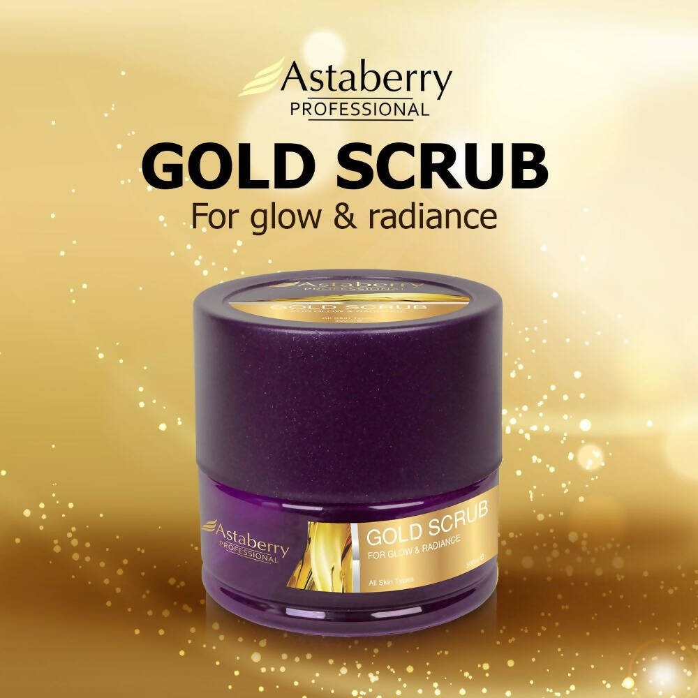 Astaberry Professional Gold Face Scrub | Grocsy