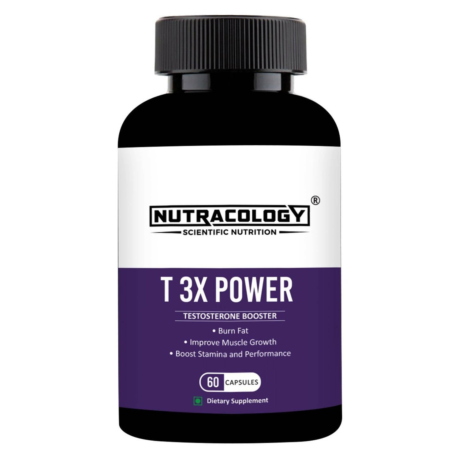 Nutracology T 3X Power Testosterone Booster For Muscle Strength Energy For Men | Grocsy