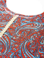 Ahalyaa Women's Traditional Wear Co-ods - Teal Blue | Grocsy