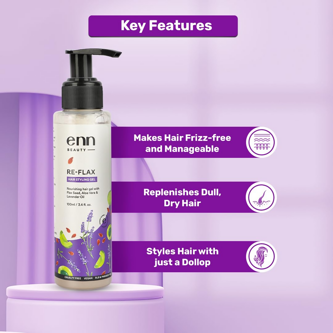Enn Re-Flax Seed Hair Styling Gel | Grocsy
