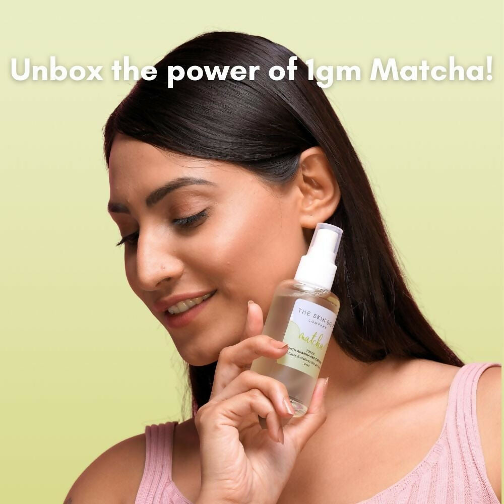 The Skin Diet Company Matcha Green Tea Toner Hydrates, Clarifies Pores, Alcohol-Free, For Oily Skin | Grocsy