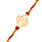 trueBrowns X Voylla High Polish Abstract Floral Motif Rakhi | Grocsy