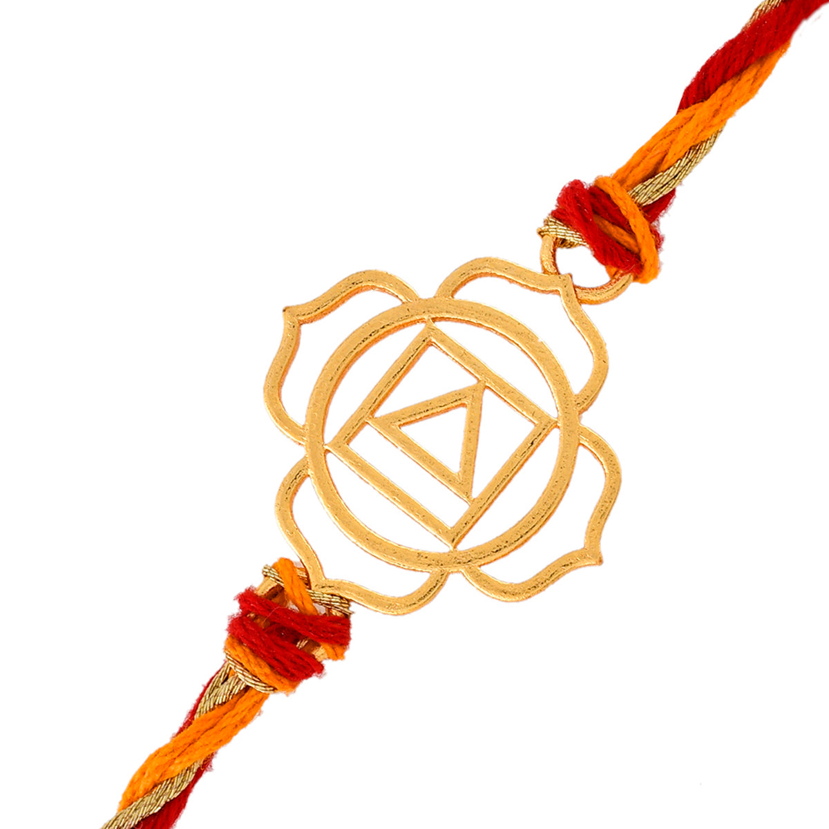 trueBrowns X Voylla High Polish Abstract Floral Motif Rakhi | Grocsy