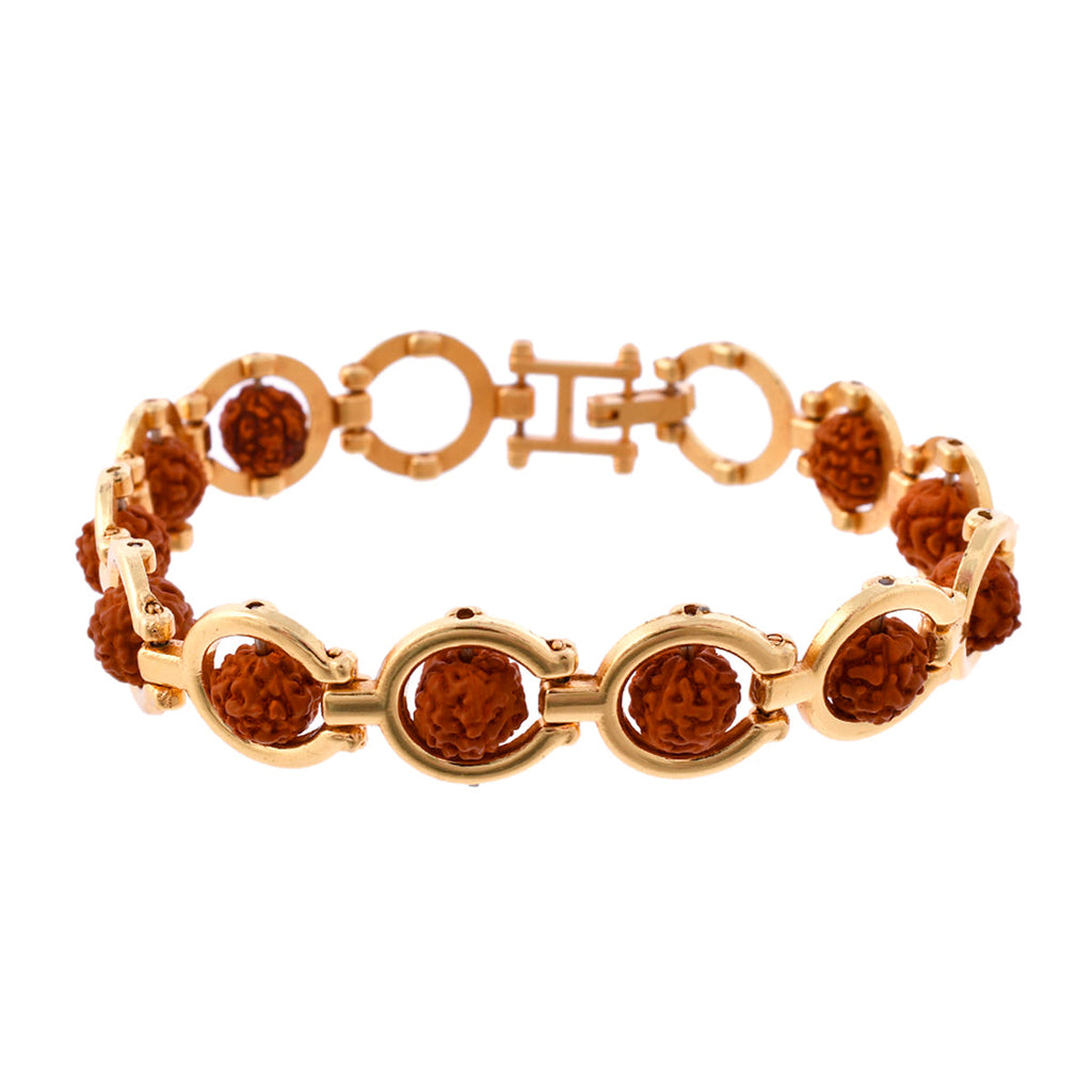 trueBrowns X Voylla Rudraksha Beads Bracelet Style Rakhi | Grocsy