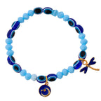 trueBrowns X Voylla Evil Eye Bracelet Style Bhaiya-Bhabhi Rakhi | Grocsy