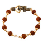 trueBrowns X Voylla Lord Shiva Motifs Rudraksha Rakhi | Grocsy